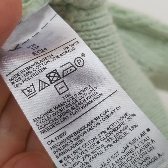 Mint green cable knit sweater - Picture 5 of 5